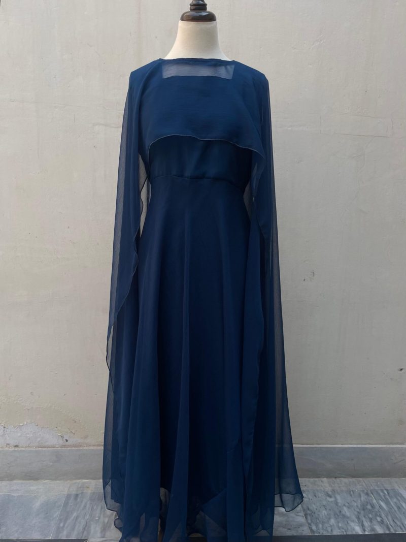 Chiffon Cape Dress