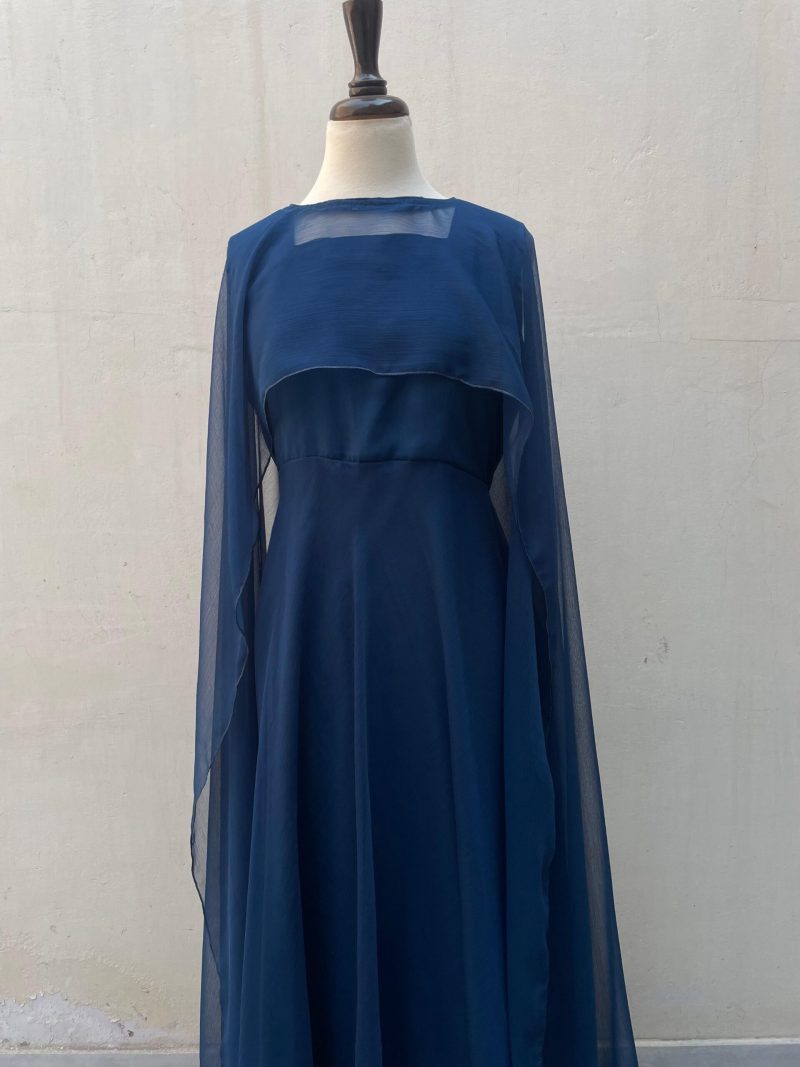 Chiffon Cape Dress